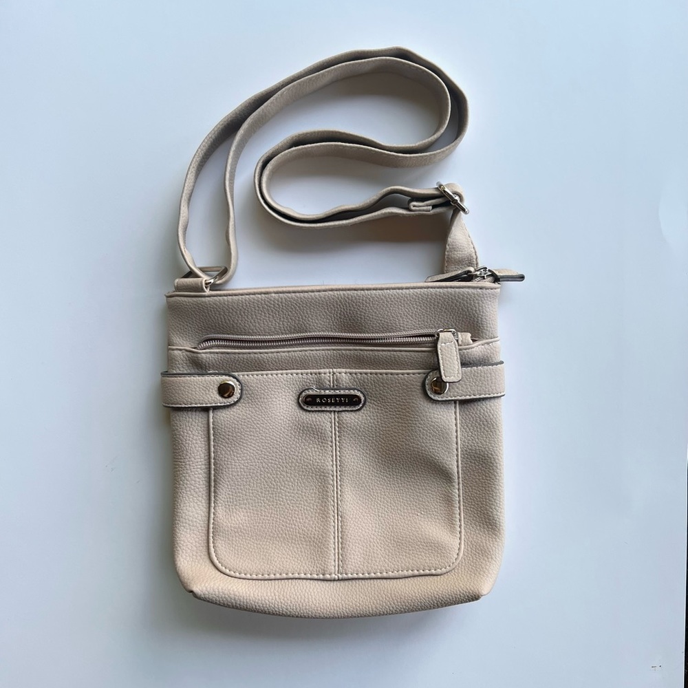 Rosetti Taupe Mini Rachel Crossbody Shoulder Bag